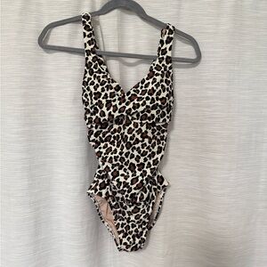 Target Leopard One Piece Swimsuit XS